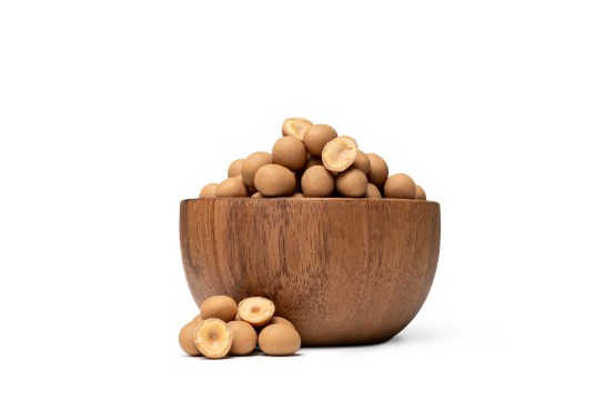 Skinny Dipped Hazelnuts in salted caramel